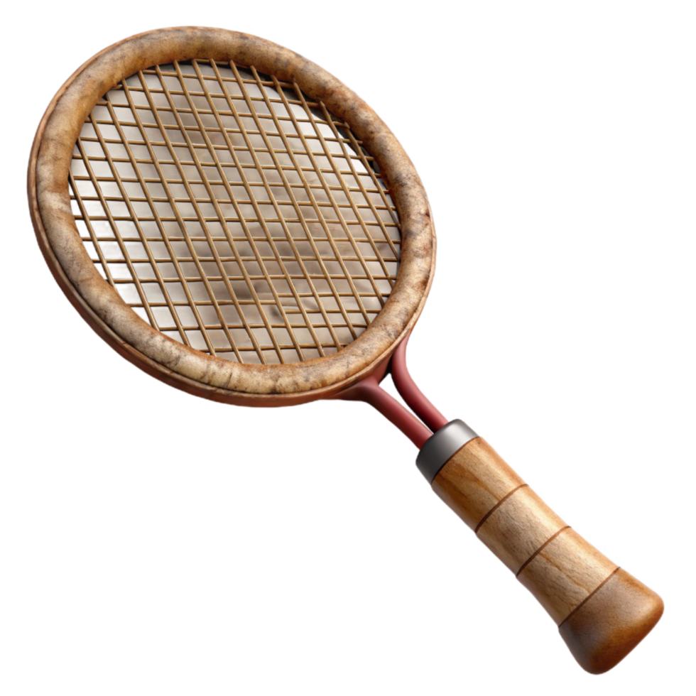 impressive modern Badminton Racket Close Up Cutout detailed png