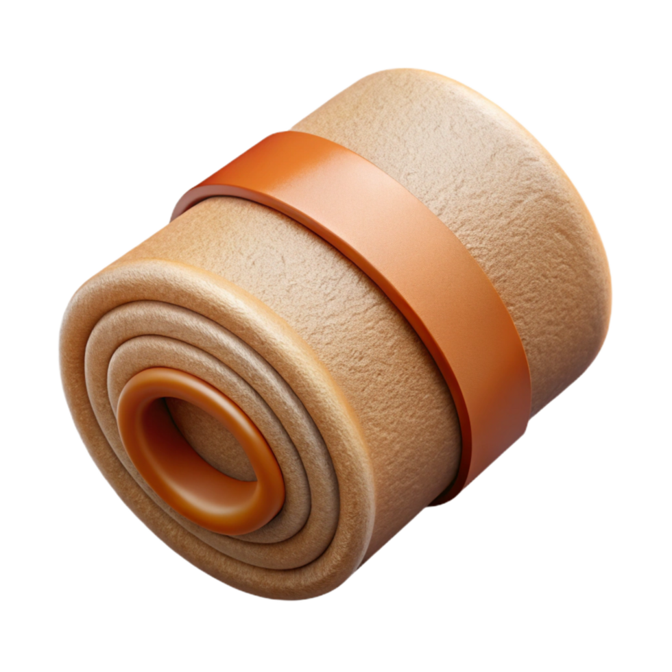 impressive classic Bandage Roll Isolated on Transparent Background genuine png