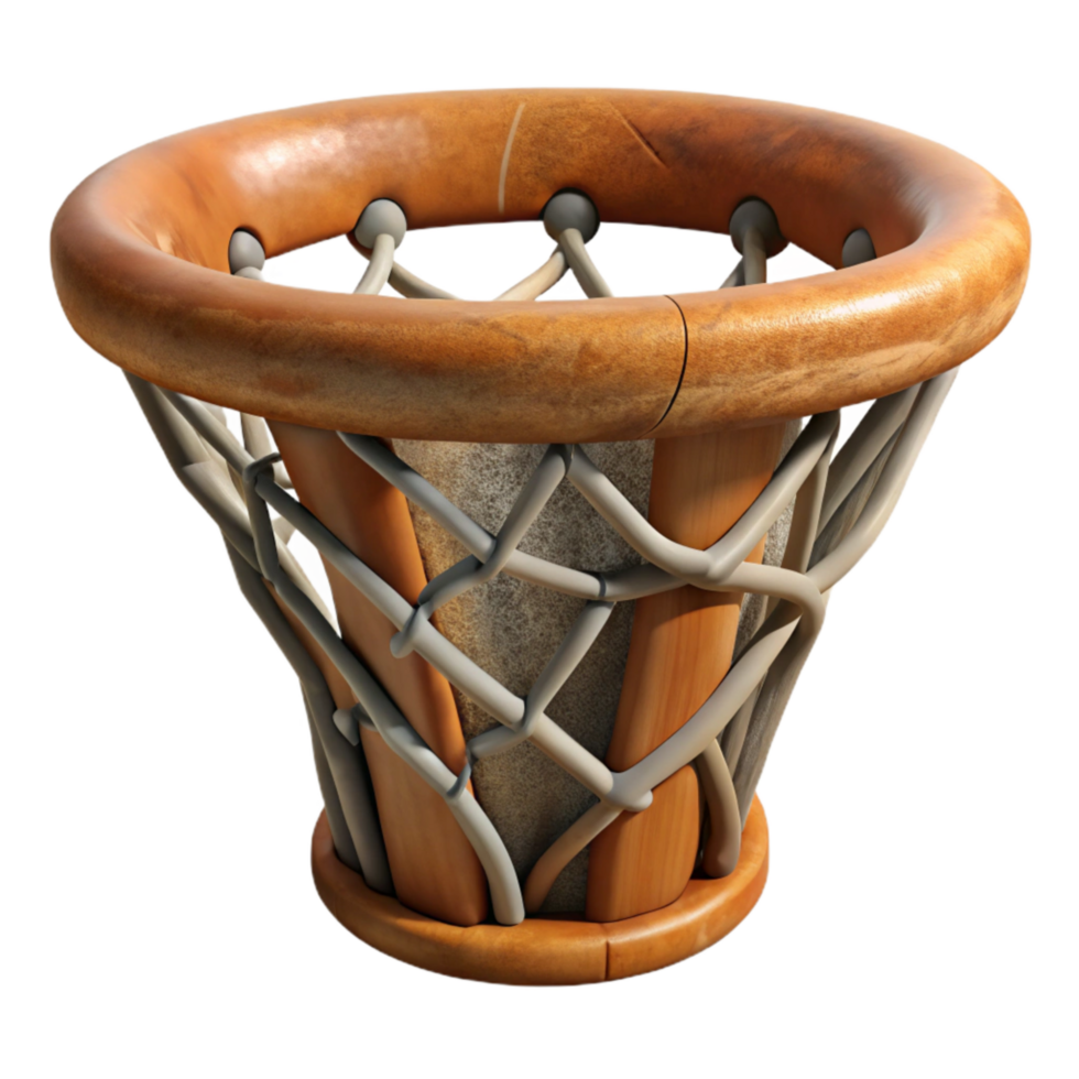 beautiful abstract Basketball Hoop Net Close Up Cutout Element authentic png