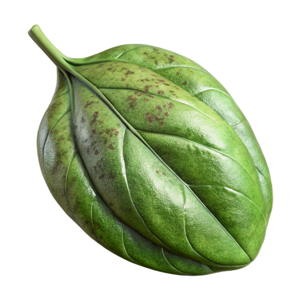 serene modern Basil Leaf Fresh Isolated 4K png