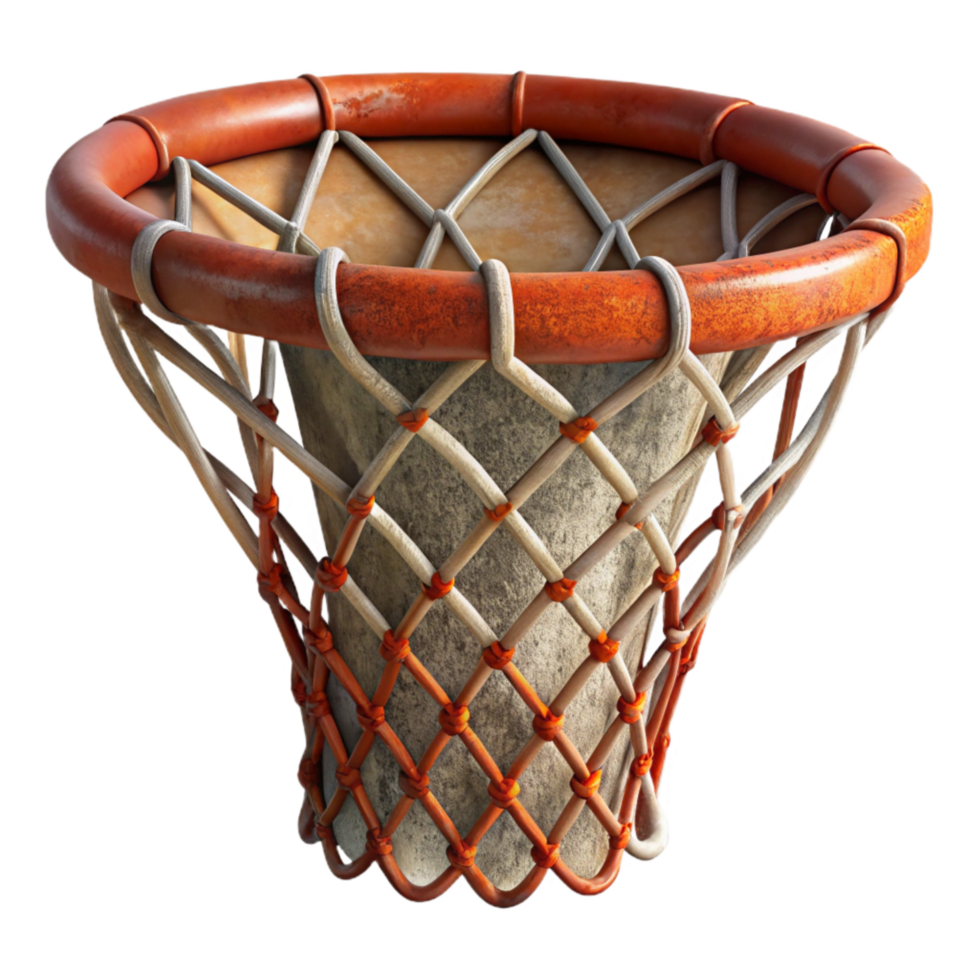 impressive modern Basketball Hoop Net Detail Close Up Cutout Isolated exclusive png