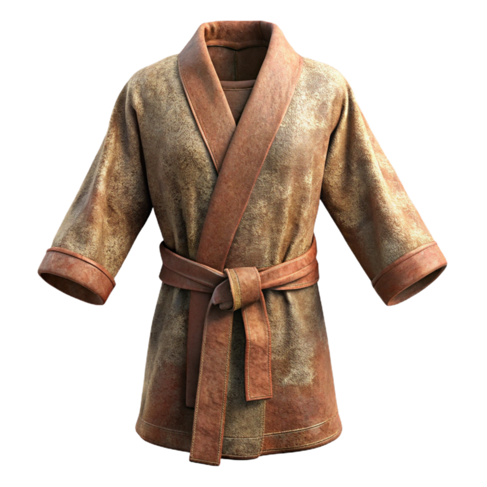 impressive vintage Bathrobe with Belt Isolated exclusive png