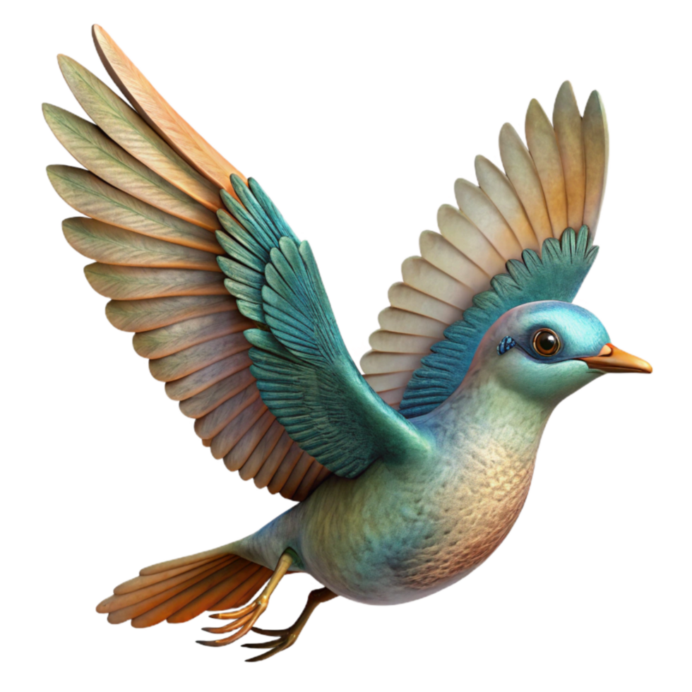 wonderful classic Bird in Flight Transparent Background detailed png
