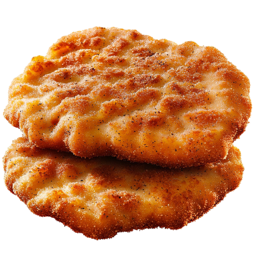 fried cutlets look golden and perfectly cooked png