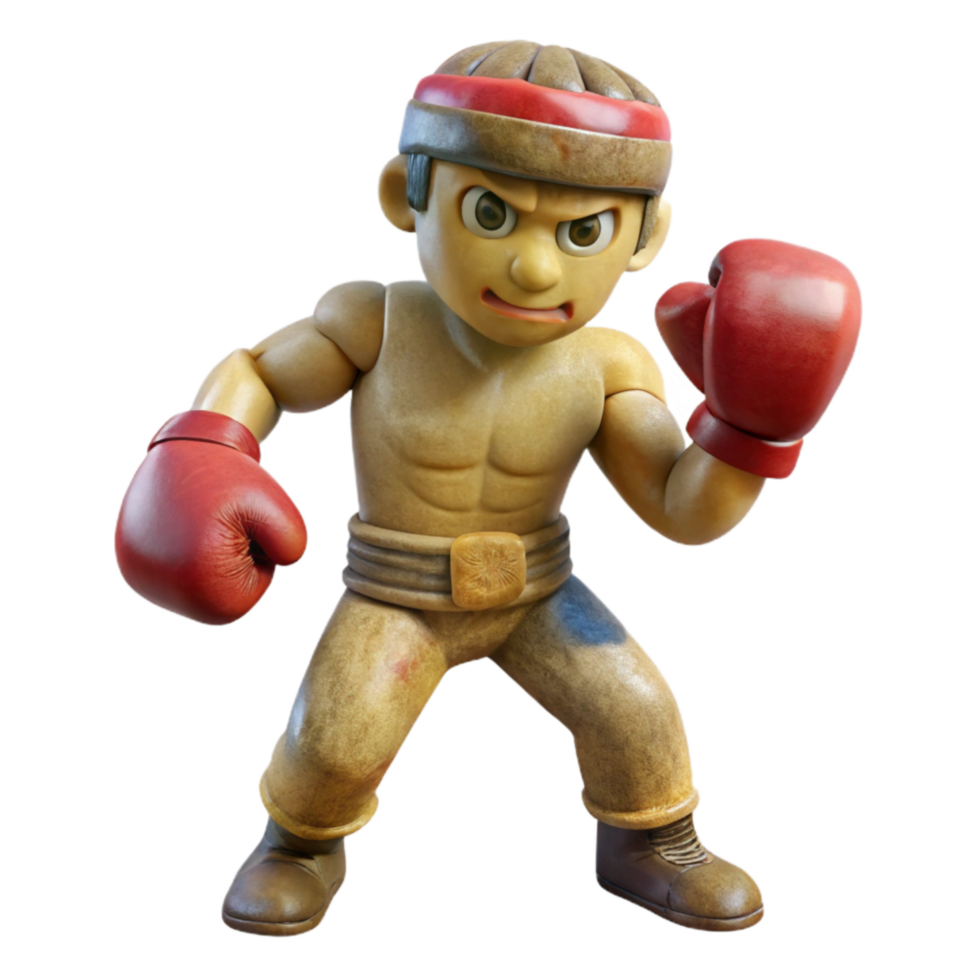 wonderful creative Boxer Punching Action Shot Isolated exclusive png