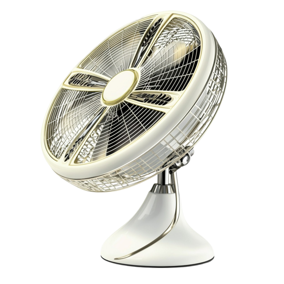 oscillating table fan is designed for cooling and ventilation png