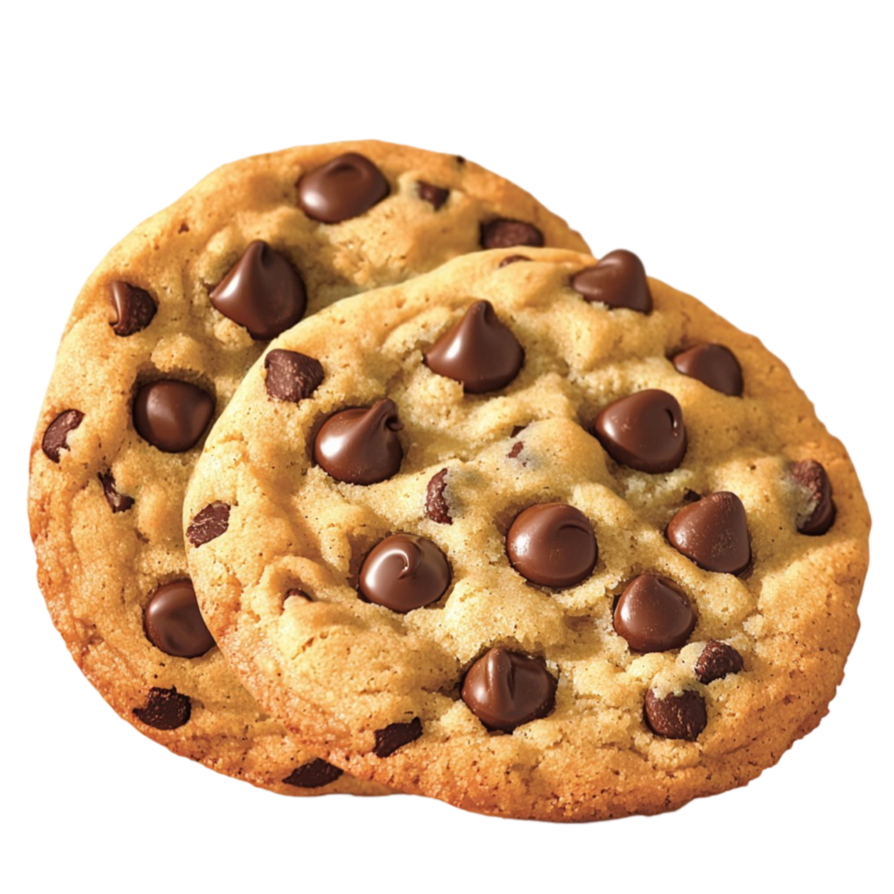 and chewy chocolate chip cookies are loaded with sweet chips png
