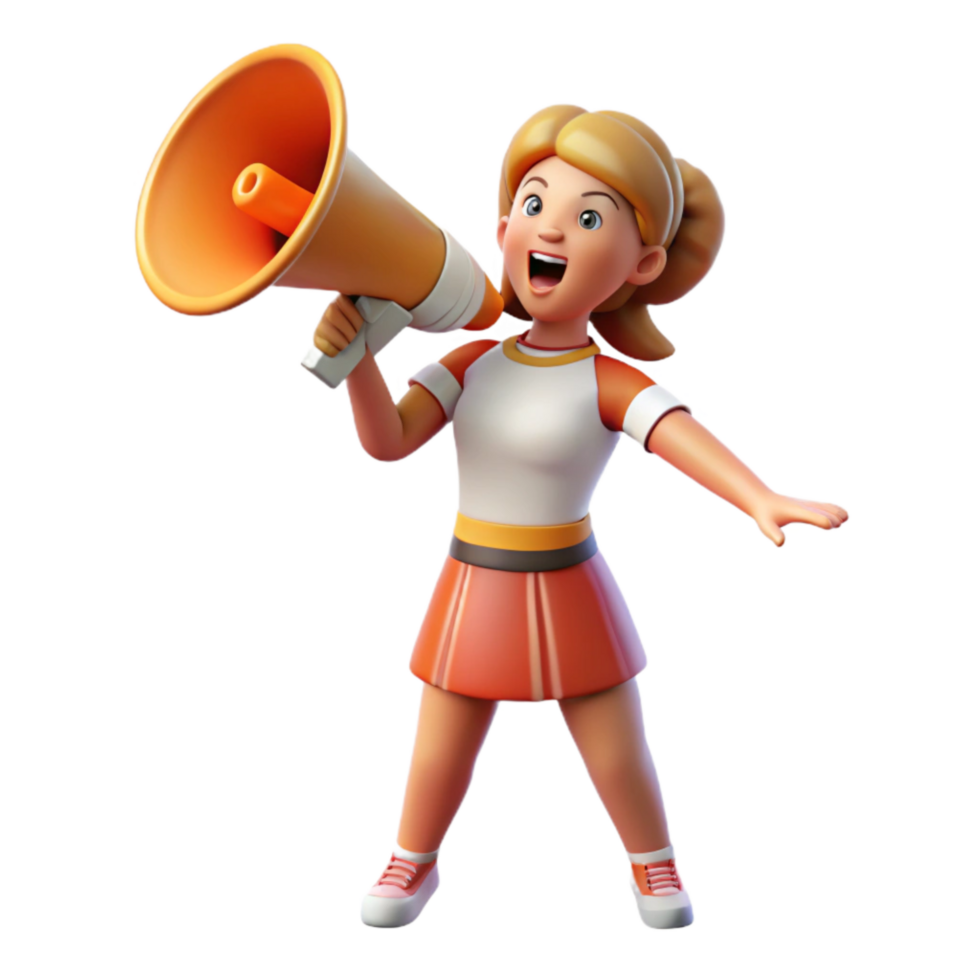 wonderful abstract Cheerleader Megaphone Loudspeaker Transparent Background genuine png