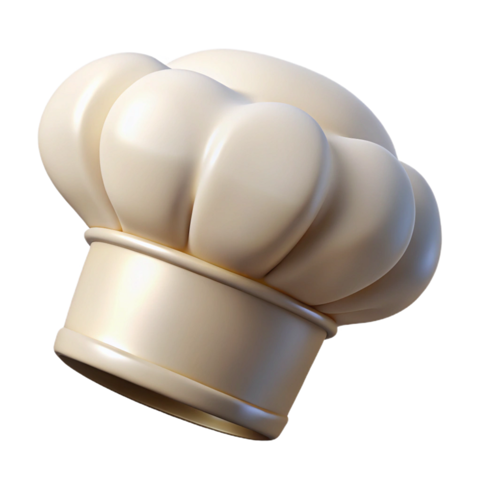 stunning abstract Chef's Hat Isolated on Transparent Background genuine png