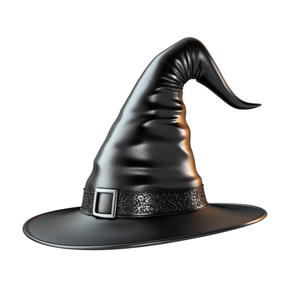 black witch hat evokes mystery magic and enchantment png