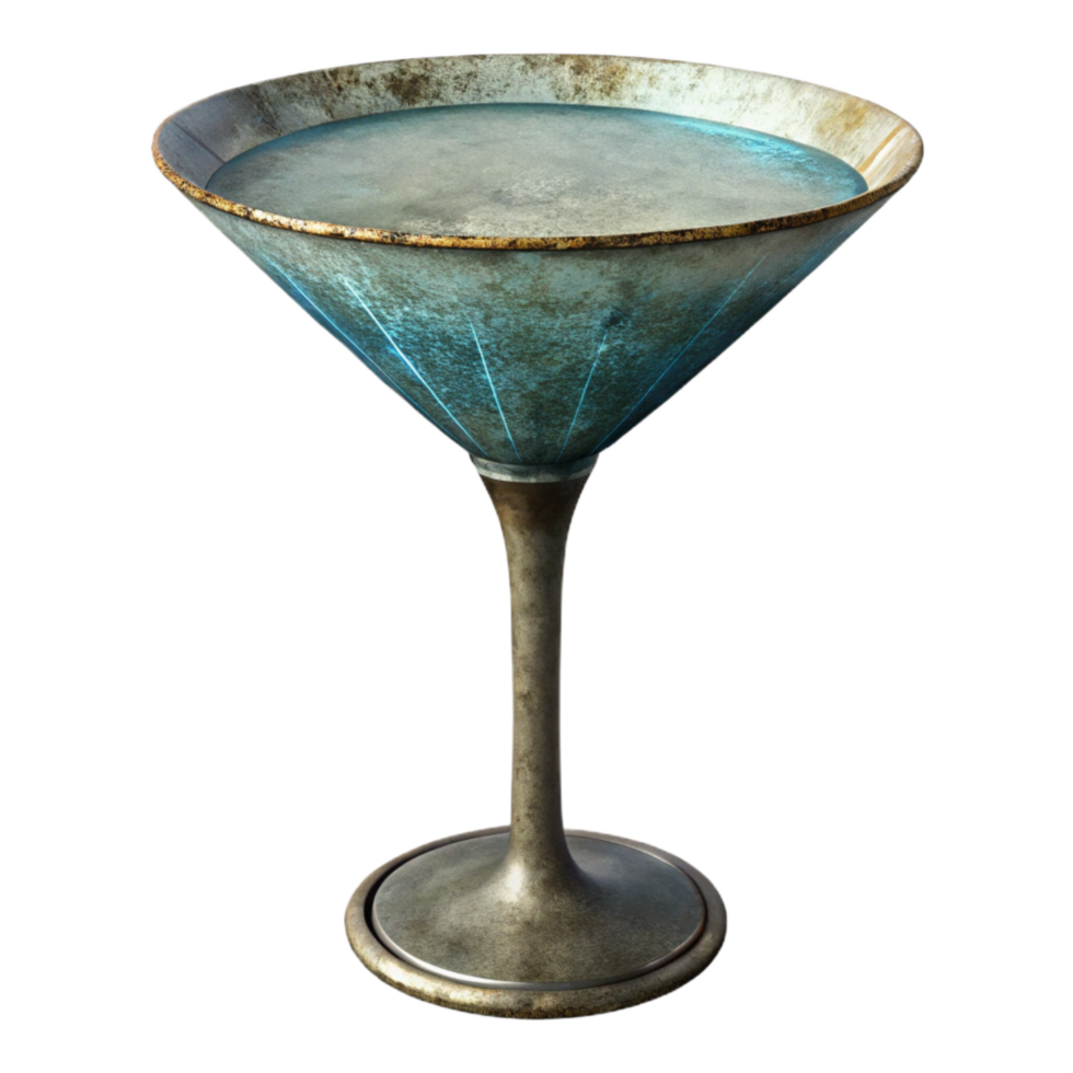 magnificent vintage Cocktail Glass Martini Style Empty Cutout professional png