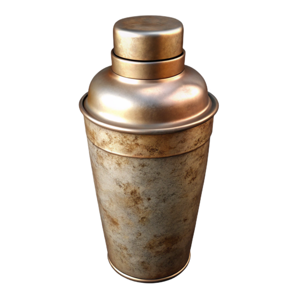 magnificent contemporary Cocktail Shaker Cutout Transparent Background premium png