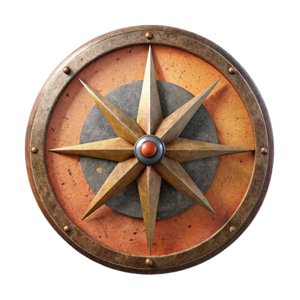 extraordinary traditional Compass Rose Navigation Tool Cutout authentic png
