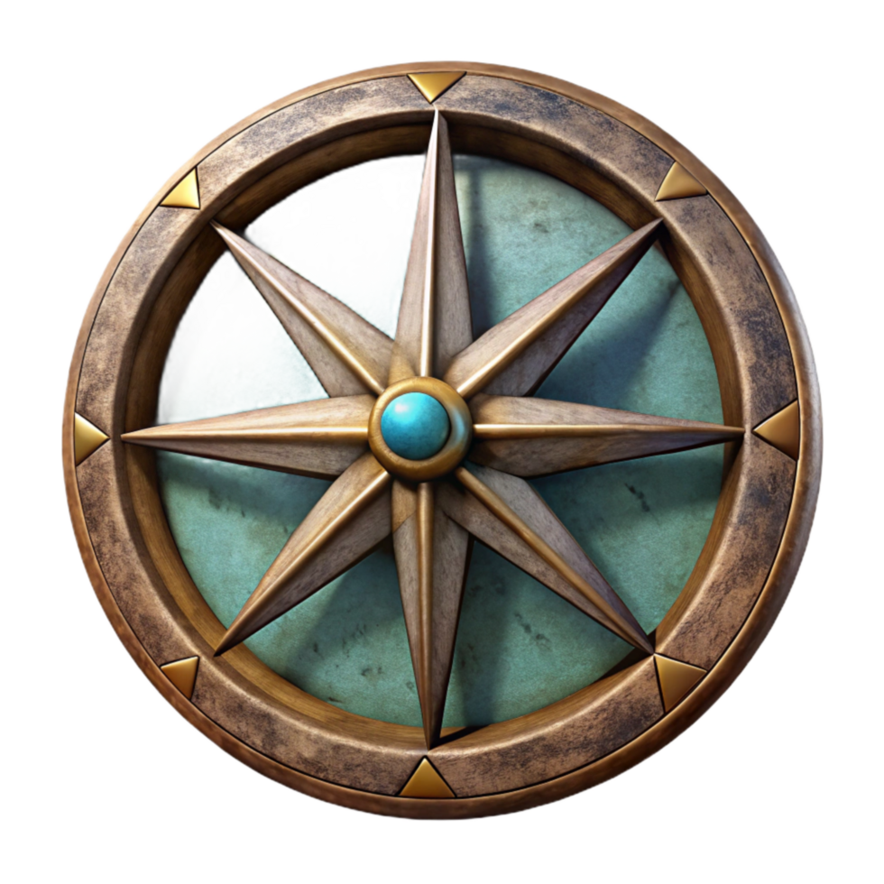 beautiful creative Compass Rose Navigation Tool Cutout original png
