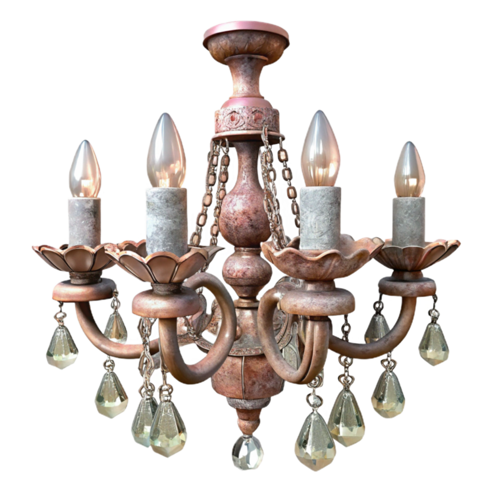 elegant traditional Crystal Chandelier Sparkling Light Cutout exclusive png