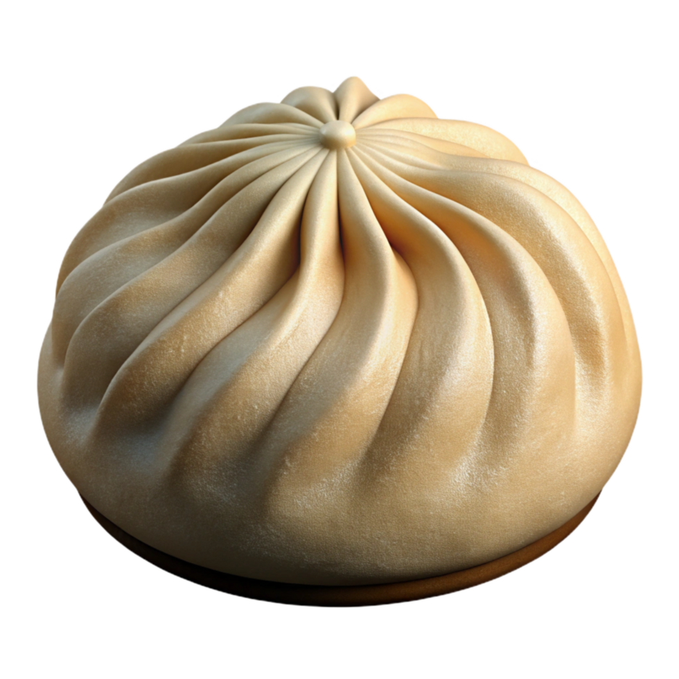 beautiful contemporary Dumpling Steamed Cutout Isolated detailed png