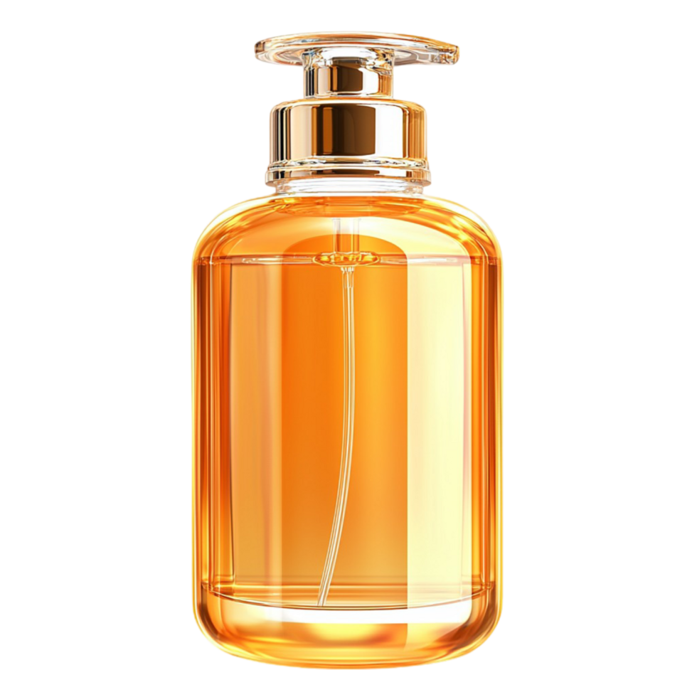 soap dispenser filled with golden png