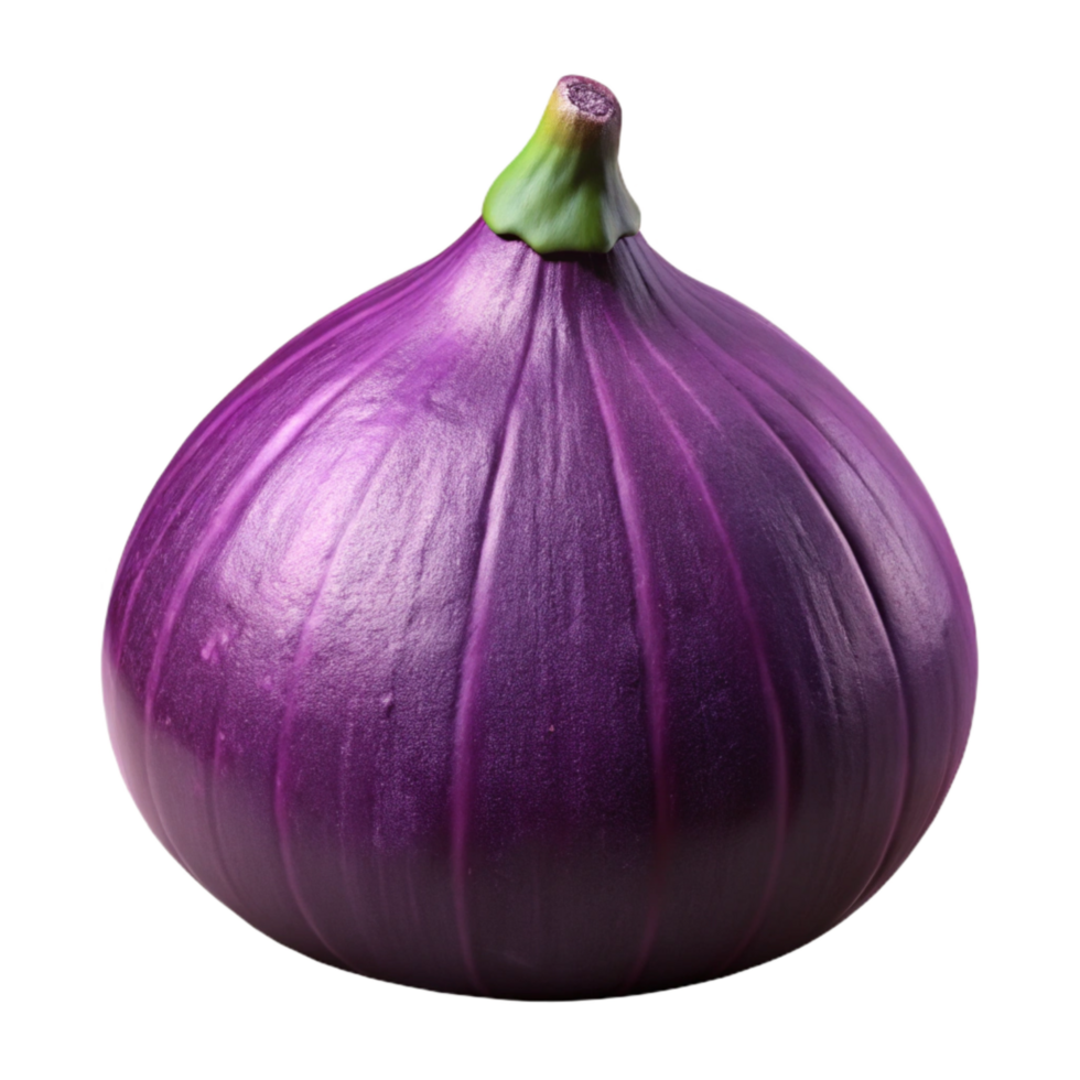 beautiful contemporary Fig Whole Deep Purple Isolated genuine png