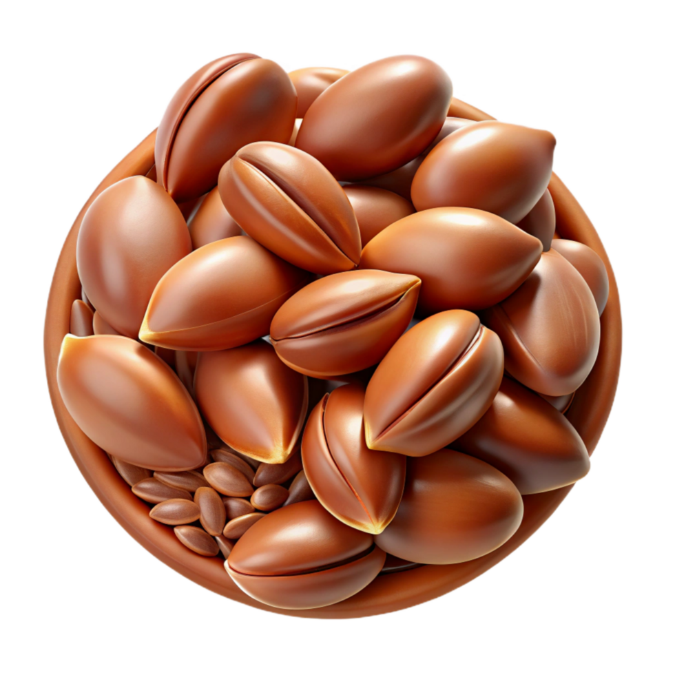 magnificent minimalist Flax Seeds Brown Small Transparent professional png