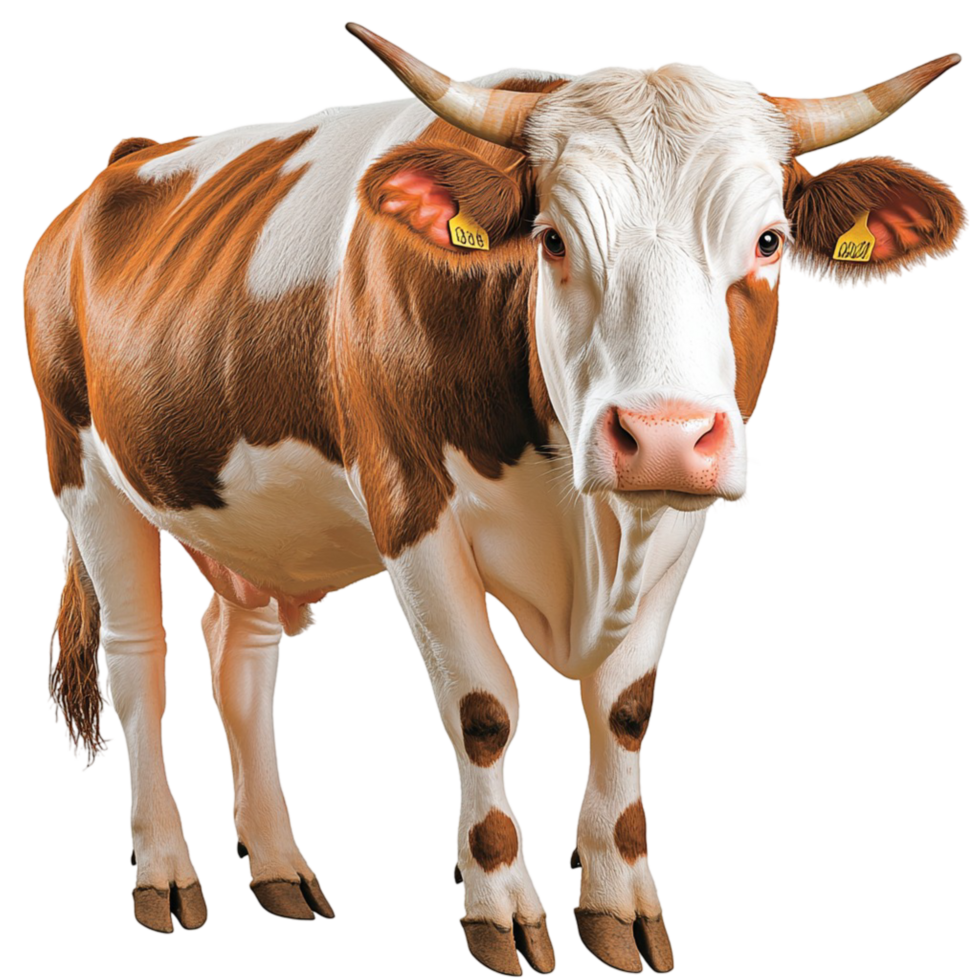 Cow standing on a sunny y png