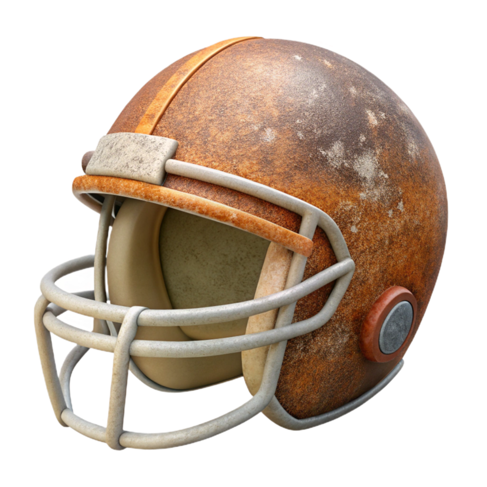 elegant artistic Football Helmet Side View Cutout Element original png