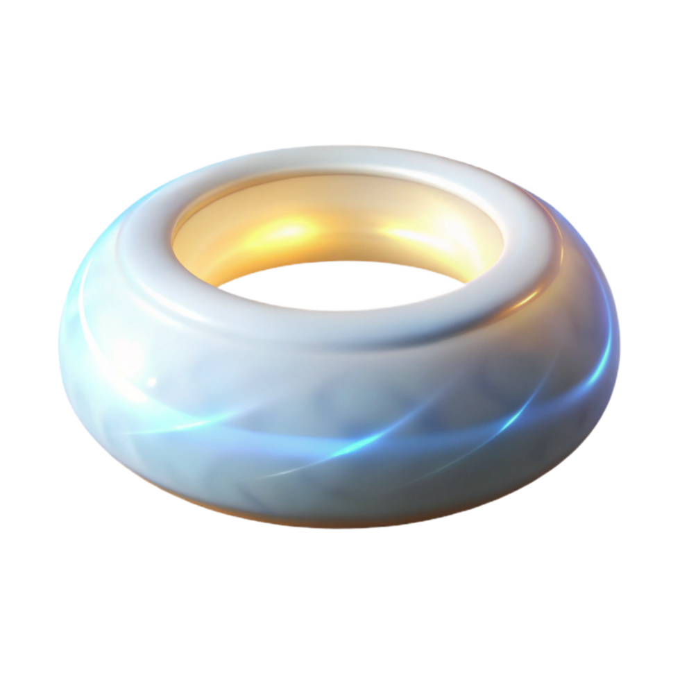 impressive vintage Glowing White Halo Cutout with Angelic Aura detailed png