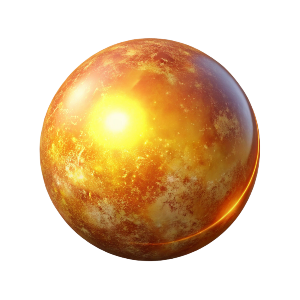 extraordinary vintage Glowing Orb Cutout with Radiant Light genuine png