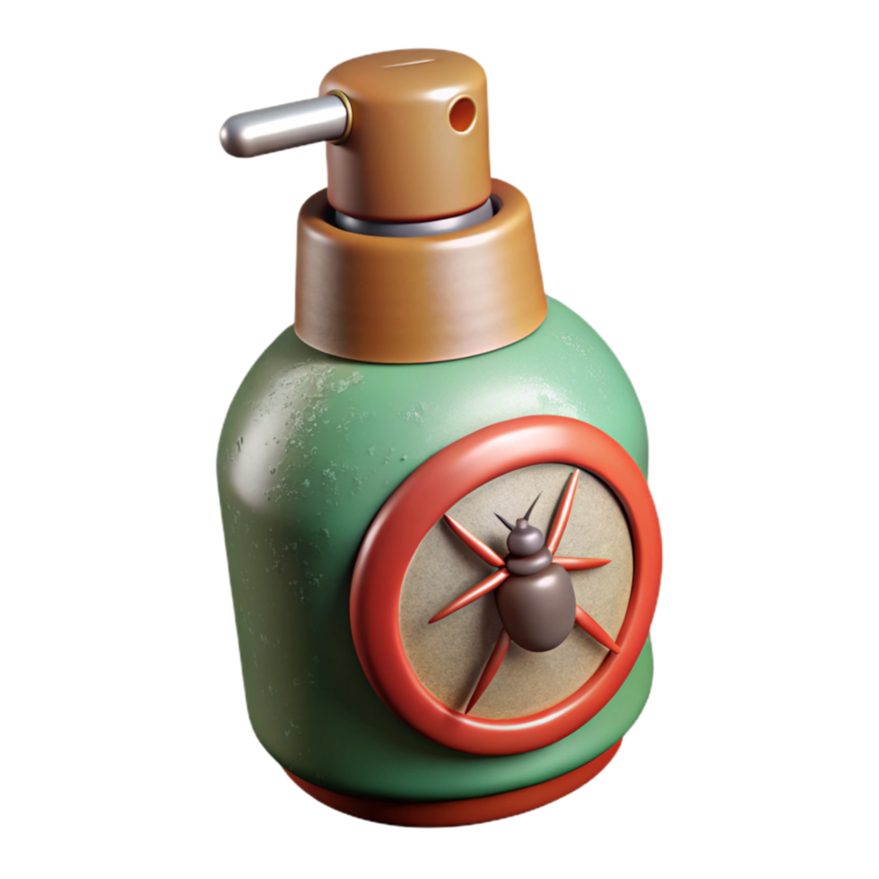 beautiful vintage Insect Repellent Spray with Deet Cutout genuine png