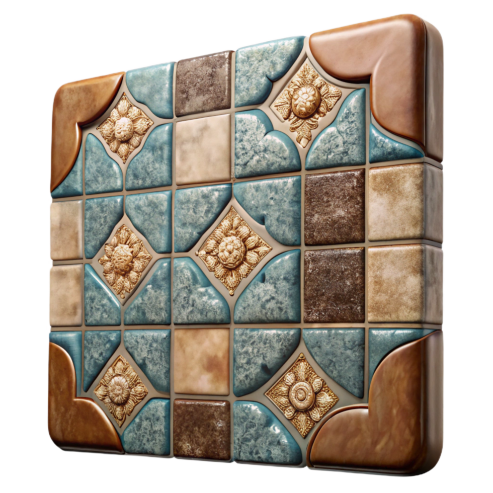 wonderful modern Kitchen Backsplash Tile Mosaic Pattern Cutout 4K png
