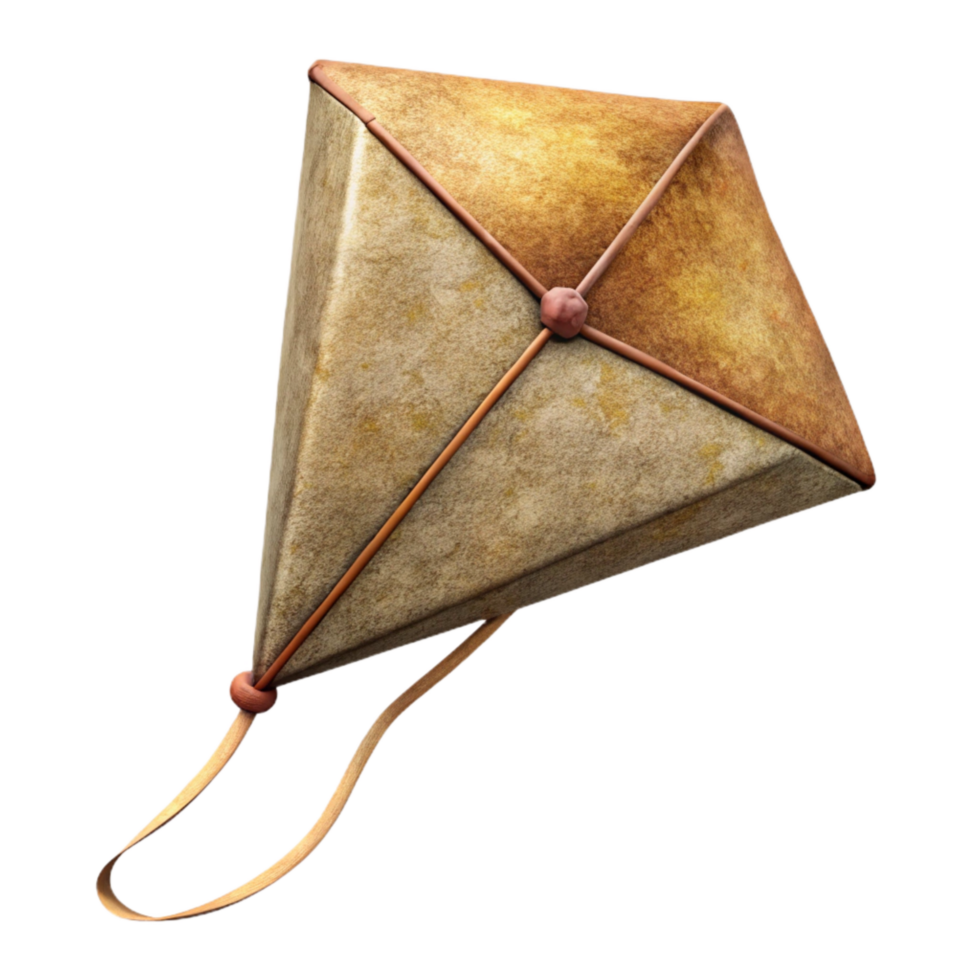 serene artistic Kite Flying High Sky Background Cutout Element high quality png
