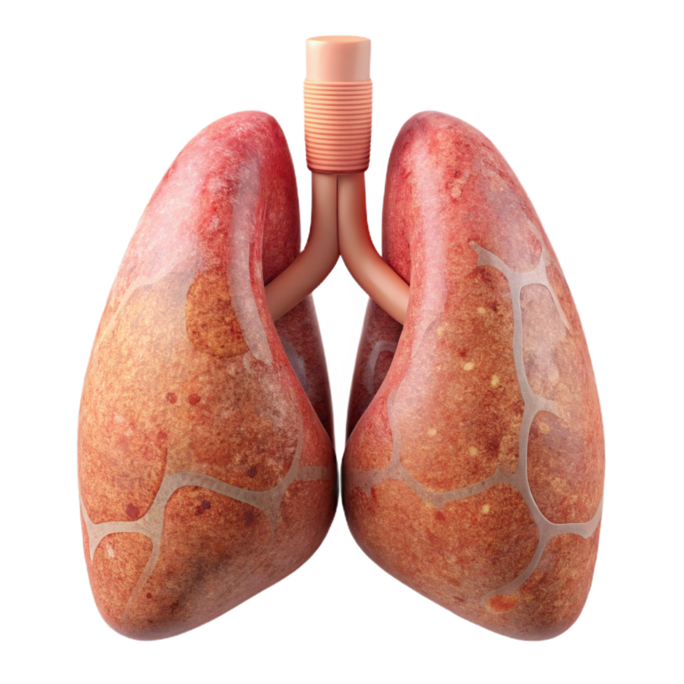impressive creative Lungs Human Anatomy Transparent Background detailed png