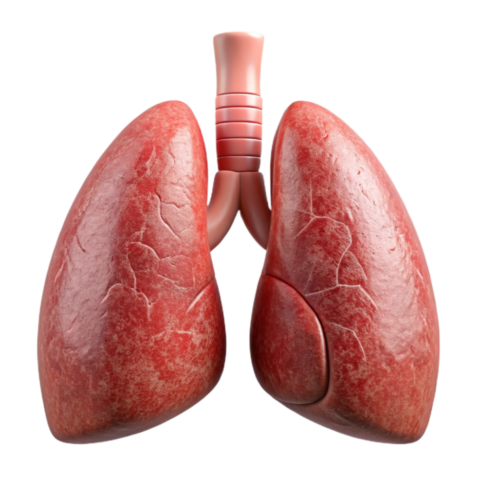 serene rustic Lungs Human Anatomy Transparent Background high resolution png