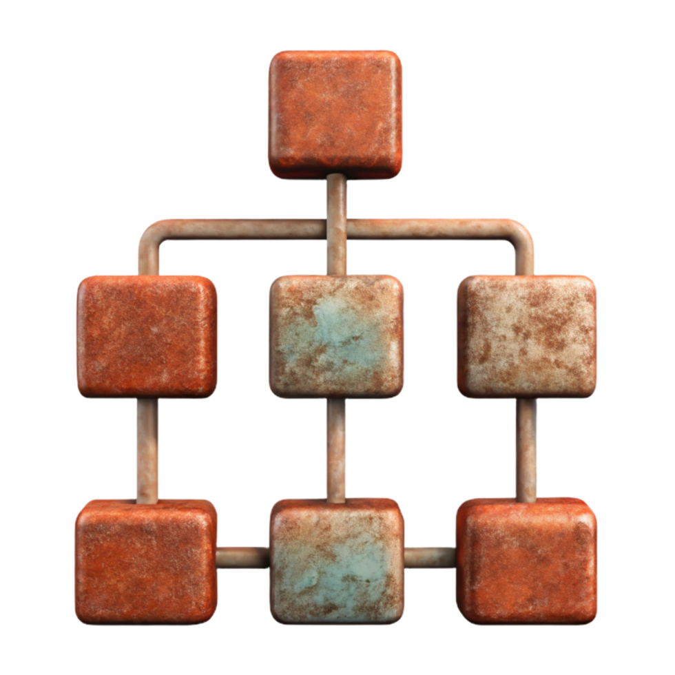 wonderful abstract Machine Learning Algorithm Flowchart Isolated Element original png