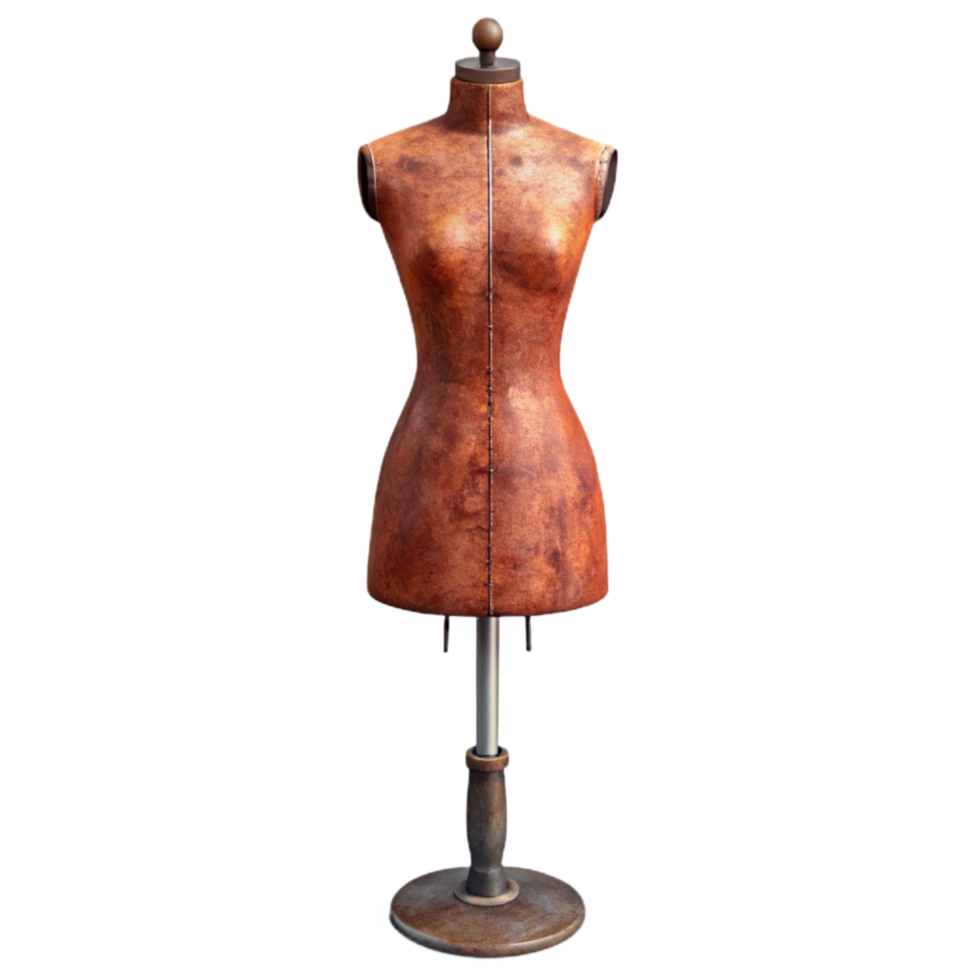 vibrant artistic Mannequin with Adjustable Height Isolated high quality png