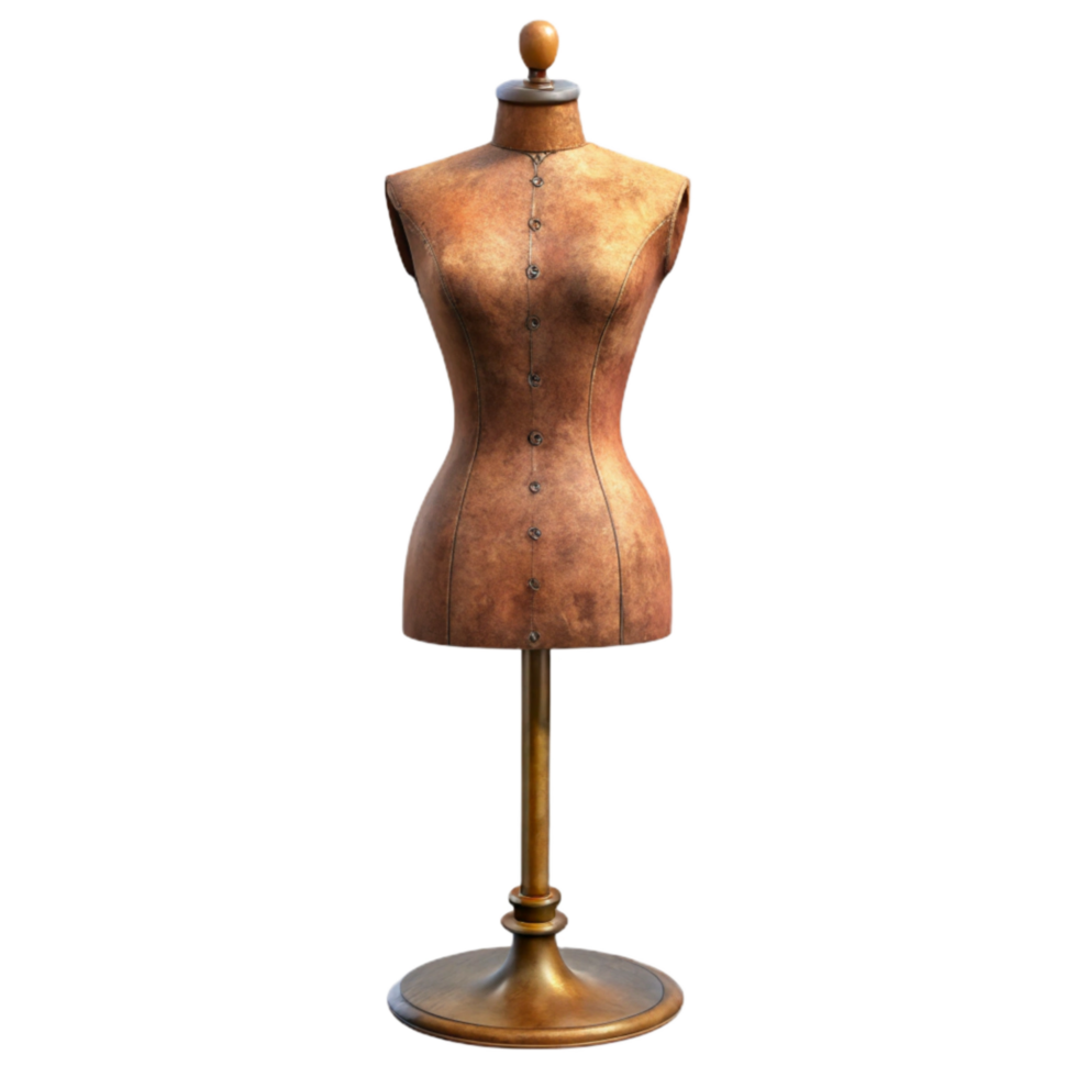 serene artistic Mannequin with Adjustable Height Isolated detailed png