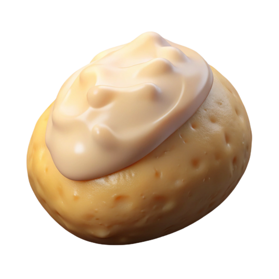 stunning modern Mashed Potatoes Isolated 4K png