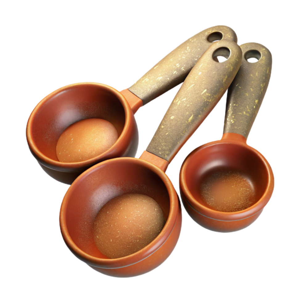 magnificent traditional Measuring Spoons Isolated Set original png
