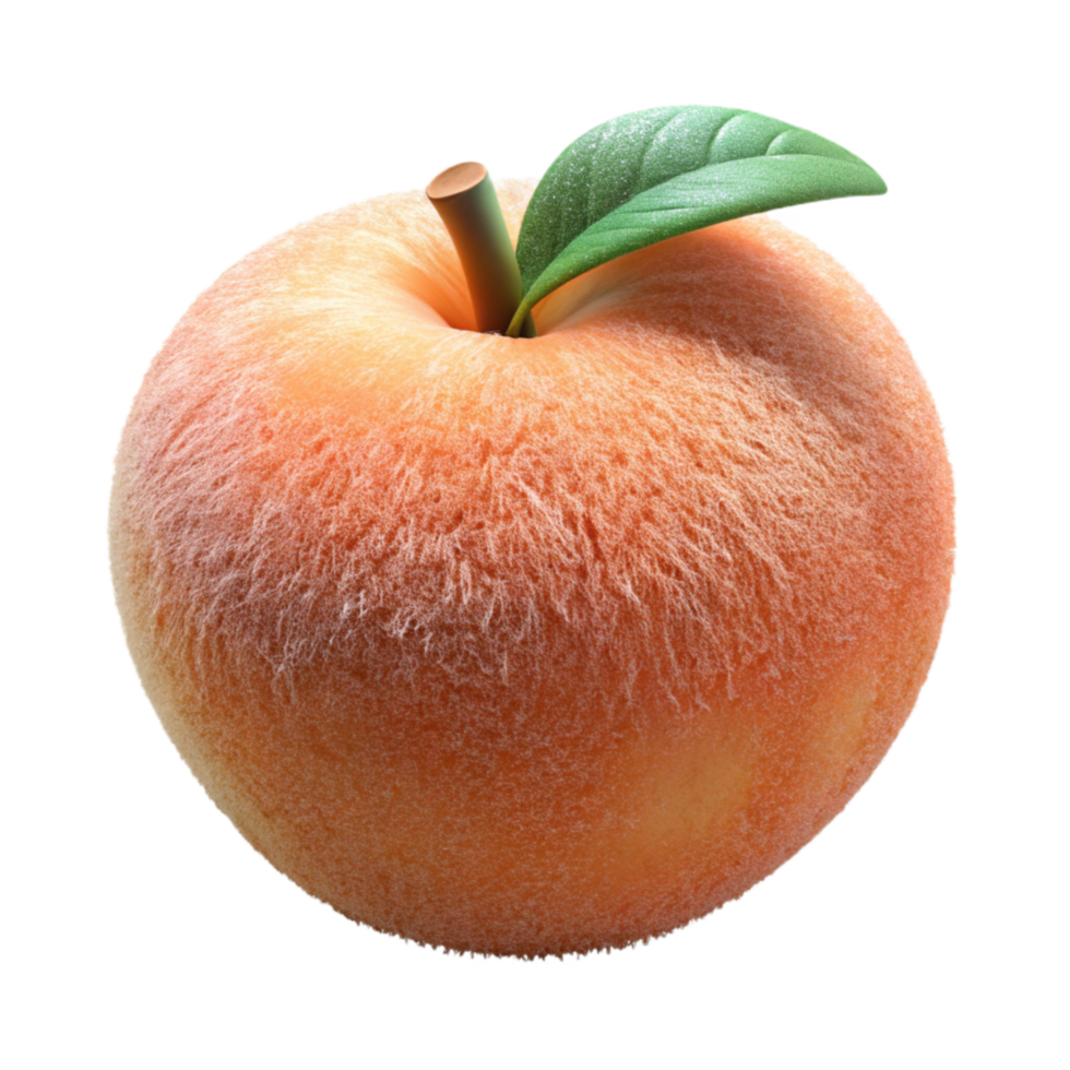 stunning minimalist Peach Cutout with Fuzzy Skin authentic png