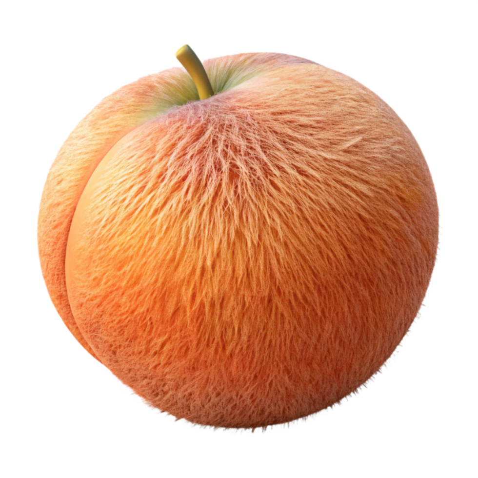 wonderful traditional Peach Whole Fuzzy Skin Transparent Background exclusive png
