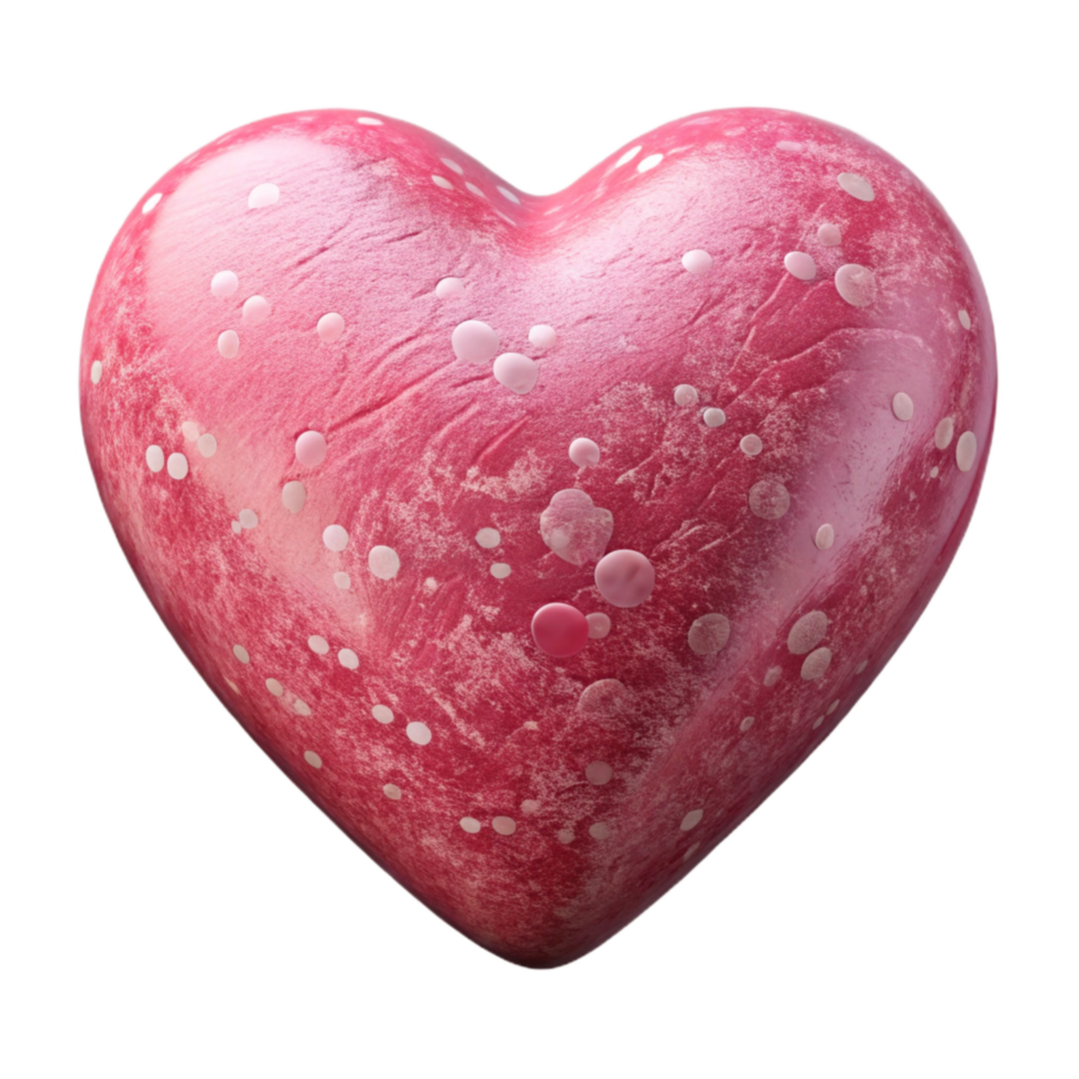 magnificent abstract Pink Valentines Day Heart Isolated Element genuine png