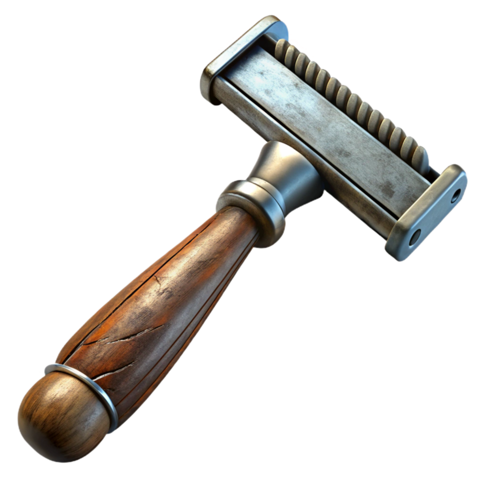 dramatic minimalist Razor with Multiple Blades Isolated high resolution png