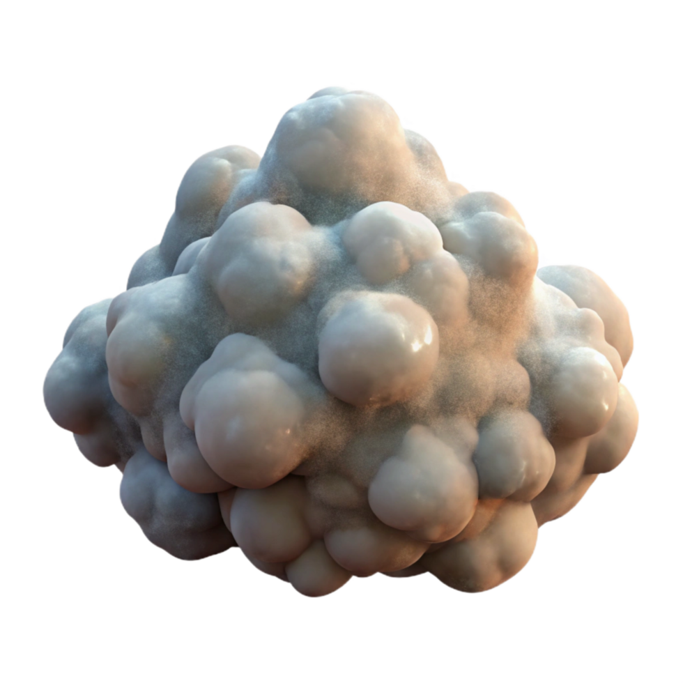 serene modern Realistic Fog Cutout professional png
