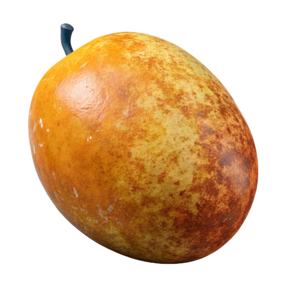 dramatic rustic Ripe Mango Half Cutout Isolated premium png