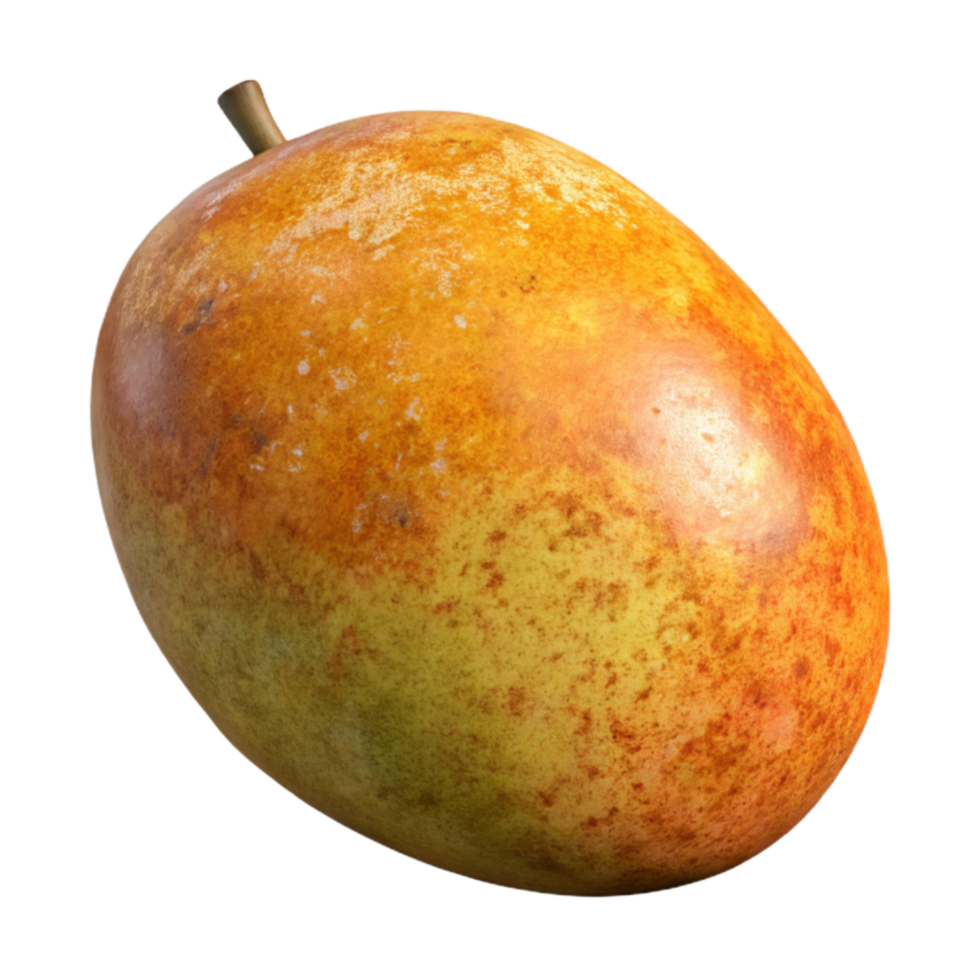 extraordinary rustic Ripe Mango Half Cutout Isolated professional png