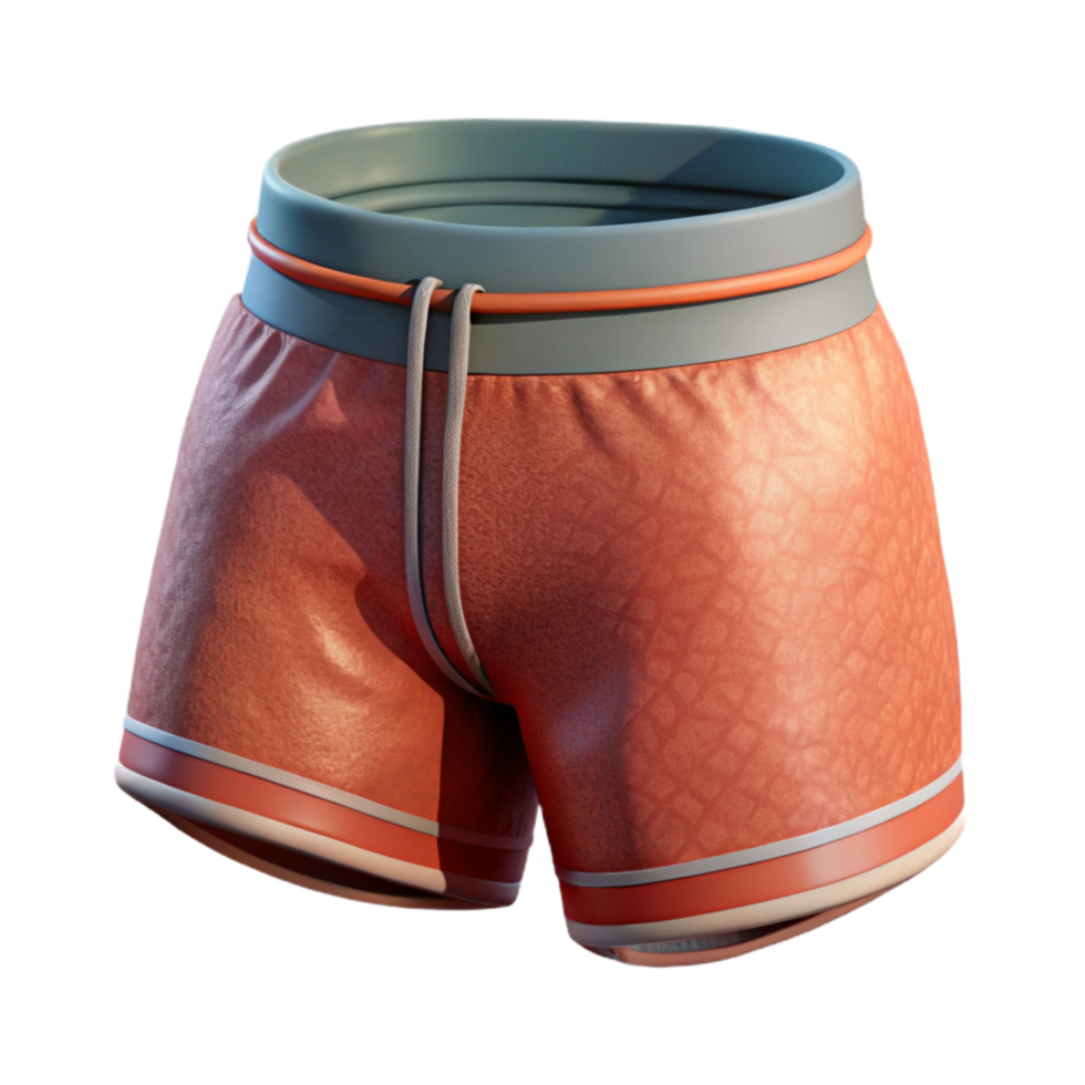 stunning vintage Running Shorts Side View Transparent Background high quality png