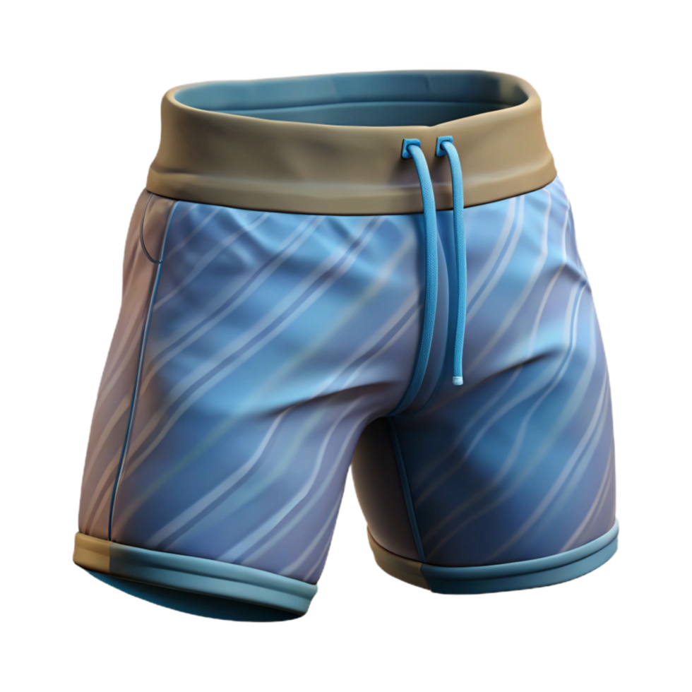 beautiful traditional Running Shorts Side View Transparent Background premium png