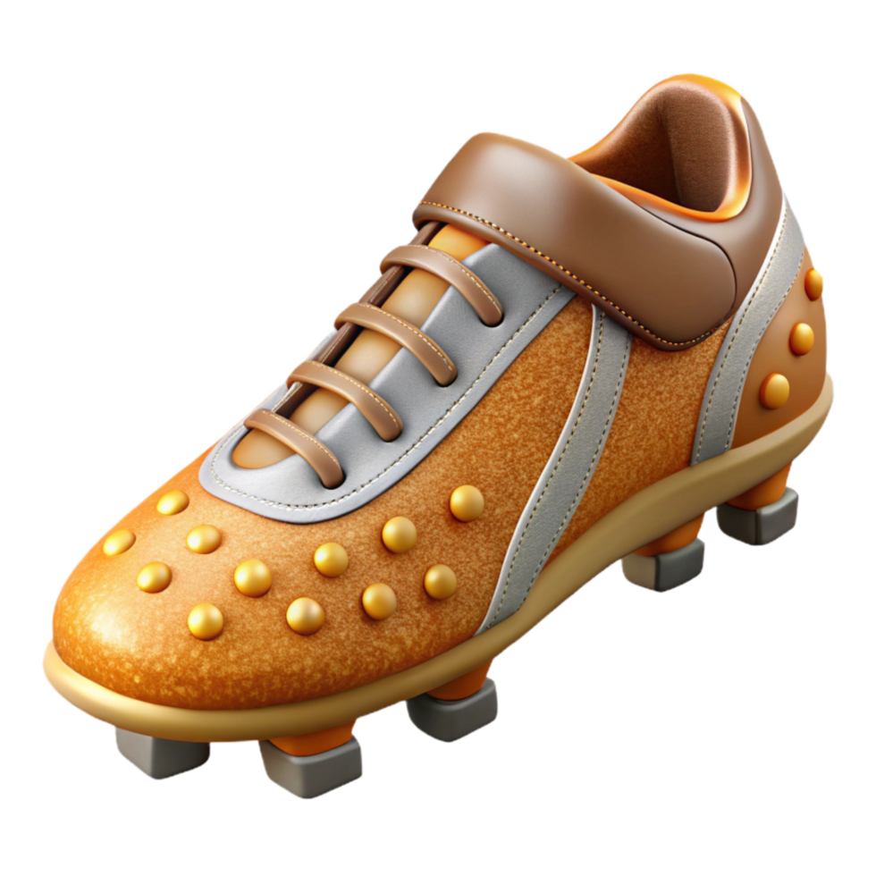 vibrant traditional Soccer Cleats Studded Soles Cutout Element high quality png