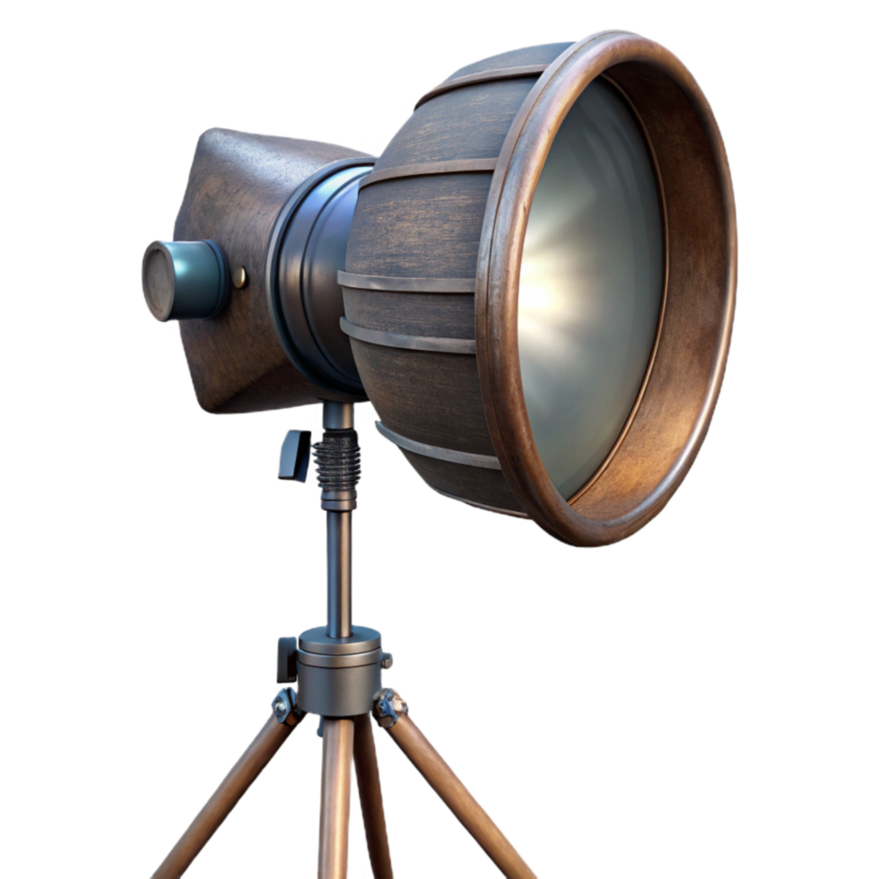 beautiful rustic Studio Lighting Equipment with Softbox Isolated exclusive png
