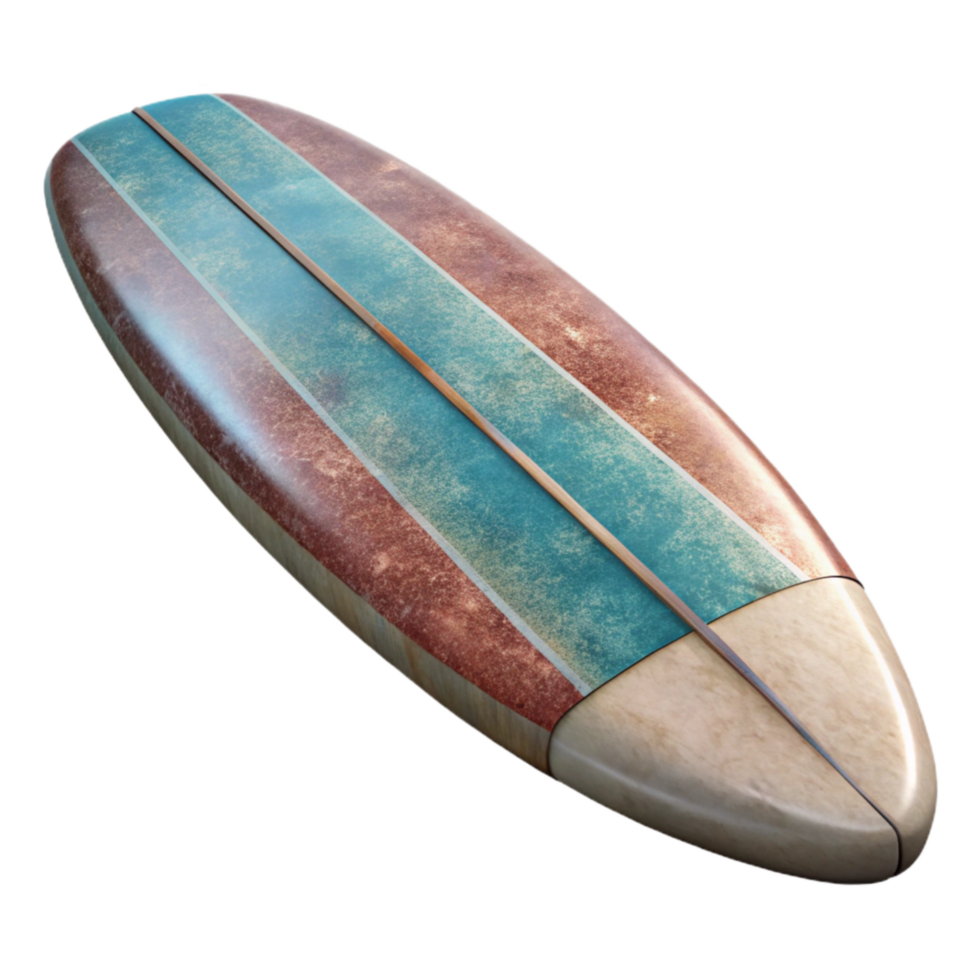 serene creative Surfer Paddling Board Transparent Background high resolution png