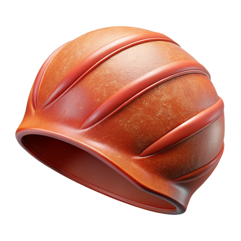 vibrant minimalist Swim Cap Close Up Isolated Element premium png